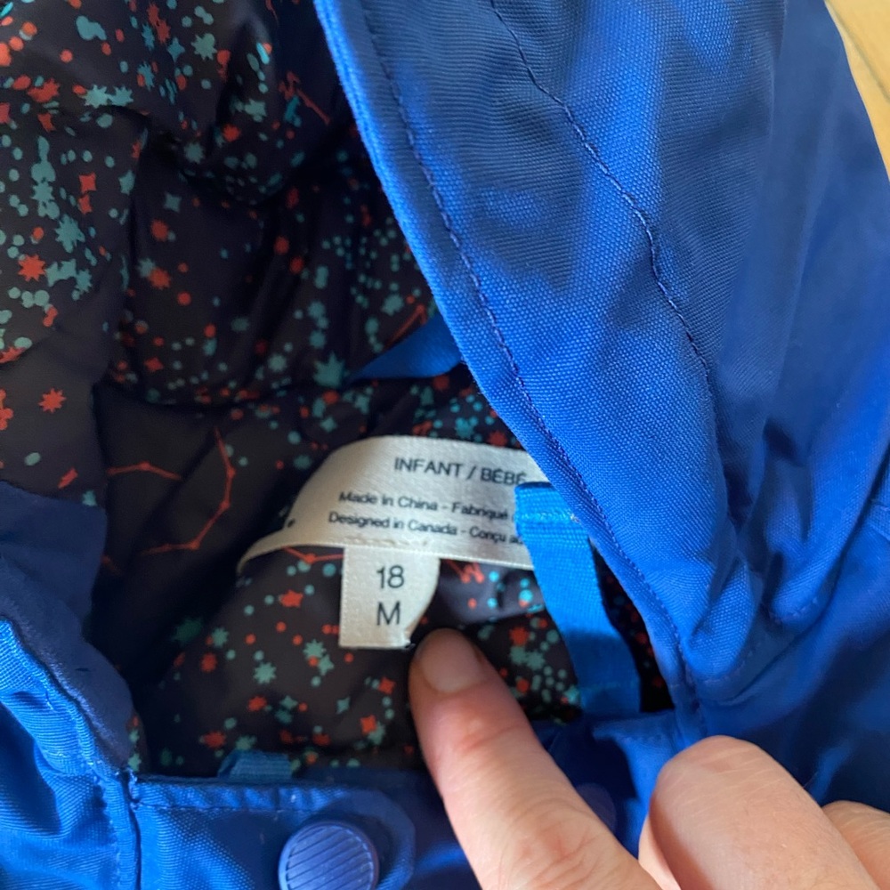 Mec toddler winter toaster suit